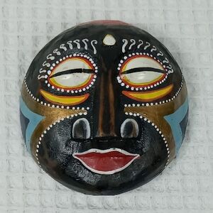 Hand Painted Paper Mache Wall Mask